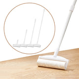 Multi-Purpose Lint Roller Hair Remover Tool Kit - Adjustable & Detachable Handle with Roller Head & Sticky Paper Roll