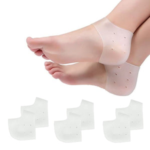 Soft Silicone Gel Heel Foot Protectors Plantar Fasciitis Anti Crack Moisturizing Foot Care Pain Relief Socks