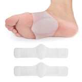 Flat Foot Arch Support Pads Soft Silicon Gel Cushion Sleeves Plantar Fasciitis Pain Relief Support Braces