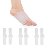 Flat Foot Arch Support Pads Soft Silicon Gel Cushion Sleeves Plantar Fasciitis Pain Relief Support Braces