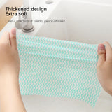 Multi-Purpose Reusable Cleaning Towels - 1 Roll Hi-Absorbent Washable Non-Woven Fabric Cleaning Towels