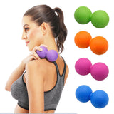 Peanut Lacrosse Ball Body Massage Ball Myofascial Muscle Relief Ball Yoga Gym Fitness Exercise Tool