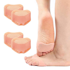 Metatarsal Pads Ball of Foot Cushion Forefoot Pad Pain Relief Socks Soft Silicone Gel Honeycomb Pads