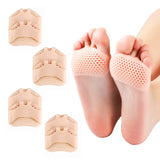 Metatarsal Pads Ball of Foot Cushion Forefoot Pad Pain Relief Socks Soft Silicone Gel Honeycomb Pads