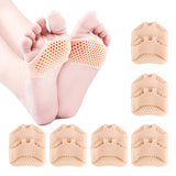 Metatarsal Pads Ball of Foot Cushion Forefoot Pad Pain Relief Socks Soft Silicone Gel Honeycomb Pads