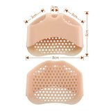 Metatarsal Pads Ball of Foot Cushion Forefoot Pad Pain Relief Socks Soft Silicone Gel Honeycomb Pads