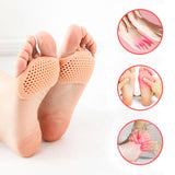 Metatarsal Pads Ball of Foot Cushion Forefoot Pad Pain Relief Socks Soft Silicone Gel Honeycomb Pads