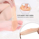 Metatarsal Pads Ball of Foot Cushion Forefoot Pad Pain Relief Socks Soft Silicone Gel Honeycomb Pads