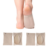 Flat Foot Arch Support Cotton Foot Socks with Soft Silicone Gel Pads Plantar Fasciitis Pain Relief Cushion Sleeves