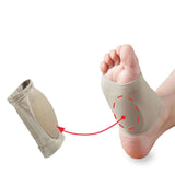 Flat Foot Arch Support Cotton Foot Socks with Soft Silicone Gel Pads Plantar Fasciitis Pain Relief Cushion Sleeves