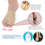 Orthopedic Bunion Corrector Splint Straightener Foot Pain Relief Hallux Valgux Toes Separator Socks Sleeves