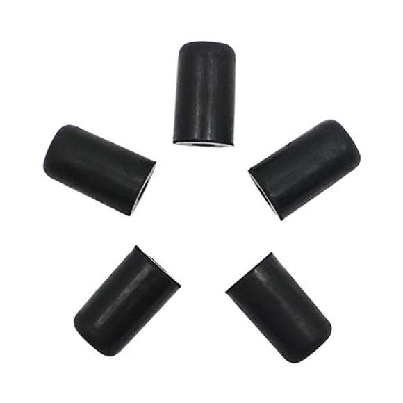 Cello Rubber End Pin Tip 5 pcs of Black Tip Protector