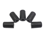 Cello Rubber End Pin Tip 5 pcs of Black Tip Protector