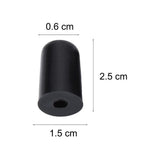 Cello Rubber End Pin Tip 5 pcs of Black Tip Protector