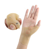 Silicone Gel Hand Wrist Thumb Support Brace with Magnetic Therapy Carpal Tunnel Arthritis Pain Relief Gloves