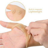 Silicone Gel Hand Wrist Thumb Support Brace with Magnetic Therapy Carpal Tunnel Arthritis Pain Relief Gloves