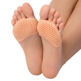 Metatarsal Pads Ball of Foot Cushion Forefoot Pad Pain Relief Socks Soft Silicone Gel Honeycomb Pads