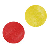 Stress Ball Finger Grip Strengthening - Set of 2 Round Squeeze Balls with Soft Medium Firm Exercise Balls Hand Therapy