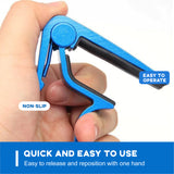 Quick Change Guitar Capo Acoustic Clip Guitar Clamp Fret Electric Blue