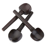 Cello Tuning Pegs 4pcs Ebony Wood for 4/4