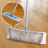 Flat Floor Swivel Static Cleaning Mop Sweeper with Adjustable & Extendable Handle for Wet or Dry Floor Cleaning Tool
