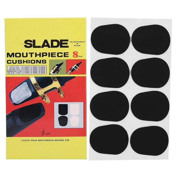 Alto/Tenor Saxophone Mouthpiece Patch - 8 pcs of 0.3mm / 0.5mm / 0.8mm Mouthpiece Pad