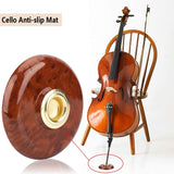 Cello Endpin Stopper Brown Anti-Slip Mat
