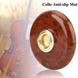 Cello Endpin Stopper Brown Anti-Slip Mat
