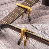 Quick Change Guitar Capo Acoustic Clip Guitar Clamp Fret Electric Yellow