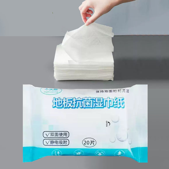 Disposable Electrostatic Wet Pads Wipes for Floor Cleaning Mop Sweeper on Multi Surface Floor Cleaner