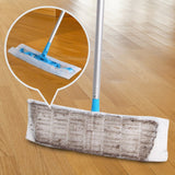 Floor Cleaning Mops Sweeper 3-in-1 Kit with Electrostatic Wet & Dry Wipes Pads Value Pack for Hardwood Laminate Tile Marble