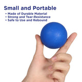 Single Lacrosse Ball Body Massage Ball - Set of 5 Myofascial Release Muscle Relief Yoga Gym Fitness Exercise Ball
