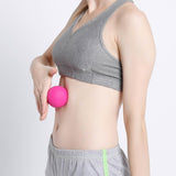 Single Lacrosse Ball Body Massage Ball - Set of 5 Myofascial Release Muscle Relief Yoga Gym Fitness Exercise Ball