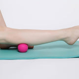 Single Lacrosse Ball Body Massage Ball - Set of 5 Myofascial Release Muscle Relief Yoga Gym Fitness Exercise Ball