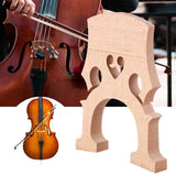 Cello Uncut Maple Wood Fitted Bridge 4/4