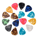 Celluloid Guitar Picks - 100 pcs Variety Pack Medium Plectrum Assorted