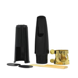 Alto Saxophone Mouthpiece Kit - Reed, Cushion, Cap and Ligature