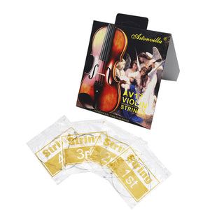 Violin Strings AV17 Set (E-A-D-G) String For 4/4, 3/4, 1/2, 1/4 Fiddle