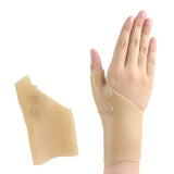 Silicone Gel Hand Wrist Thumb Support Brace with Magnetic Therapy Carpal Tunnel Arthritis Pain Relief Gloves