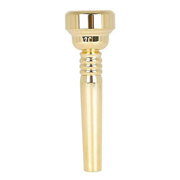 Trumpet Mouthpiece 17C Brass Gold-Plated Replacement