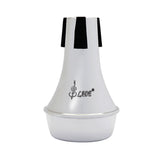 Trumpet Mute Silencer Silver Practice Straight Mute Lightweight ABS Plastic