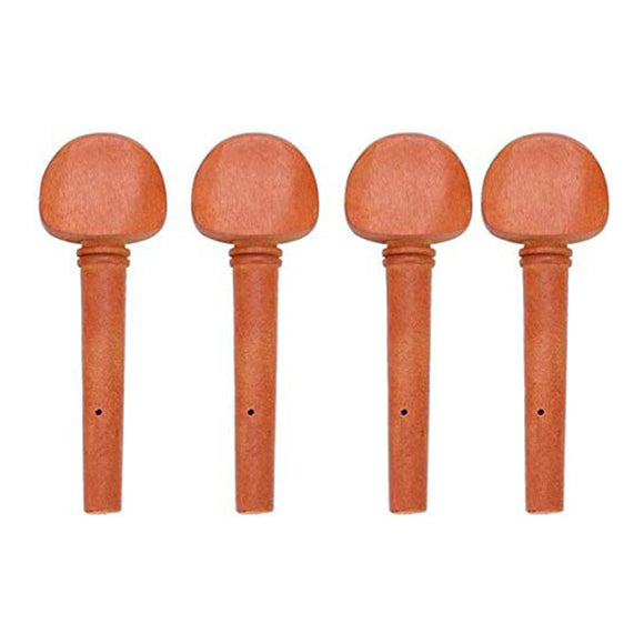 Violin Tuning Pegs with Predrilled Hole Set of 4 Jujube Wood for 4/4