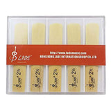 Clarinet Reeds Strength 2.5 with Transparent Case - Box of 10