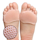 Metatarsal Pads Ball of Foot Cushion Forefoot Pad Pain Relief Socks Soft Silicone Gel Honeycomb Pads