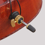 1/2 Cello Endpin Support Rod Adjustable Stainless Steel Tail Rod Stand