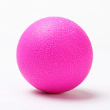 Single Lacrosse Ball Body Massage Ball - 1 Pc Myofascial Release Muscle Relief Yoga Gym Fitness Exercise Ball