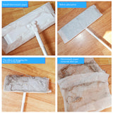 Disposable Electrostatic Wet + Dry Pads Wipes Multi-Pack for Floor Cleaning Mop Sweeper on Multi Surface Floor Cleaner