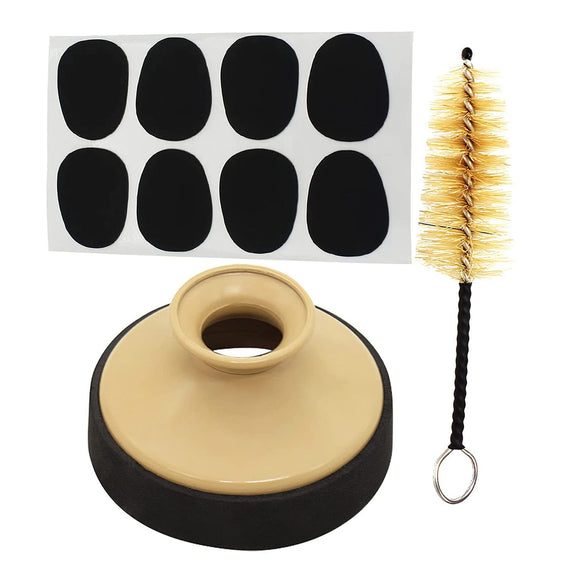 Alto Saxophone Accessories ABS Sax Mute Mouthpiece Patch Pads Brush