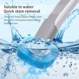Disposable Toilet Bowl Brush Replacement Head Multi-Pack Scrubber Sponge Refill Pads