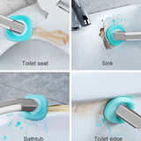 Disposable Toilet Bowl Brush Replacement Head Multi-Pack Scrubber Sponge Refill Pads